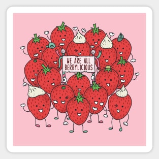 Strawberry Love Magnet